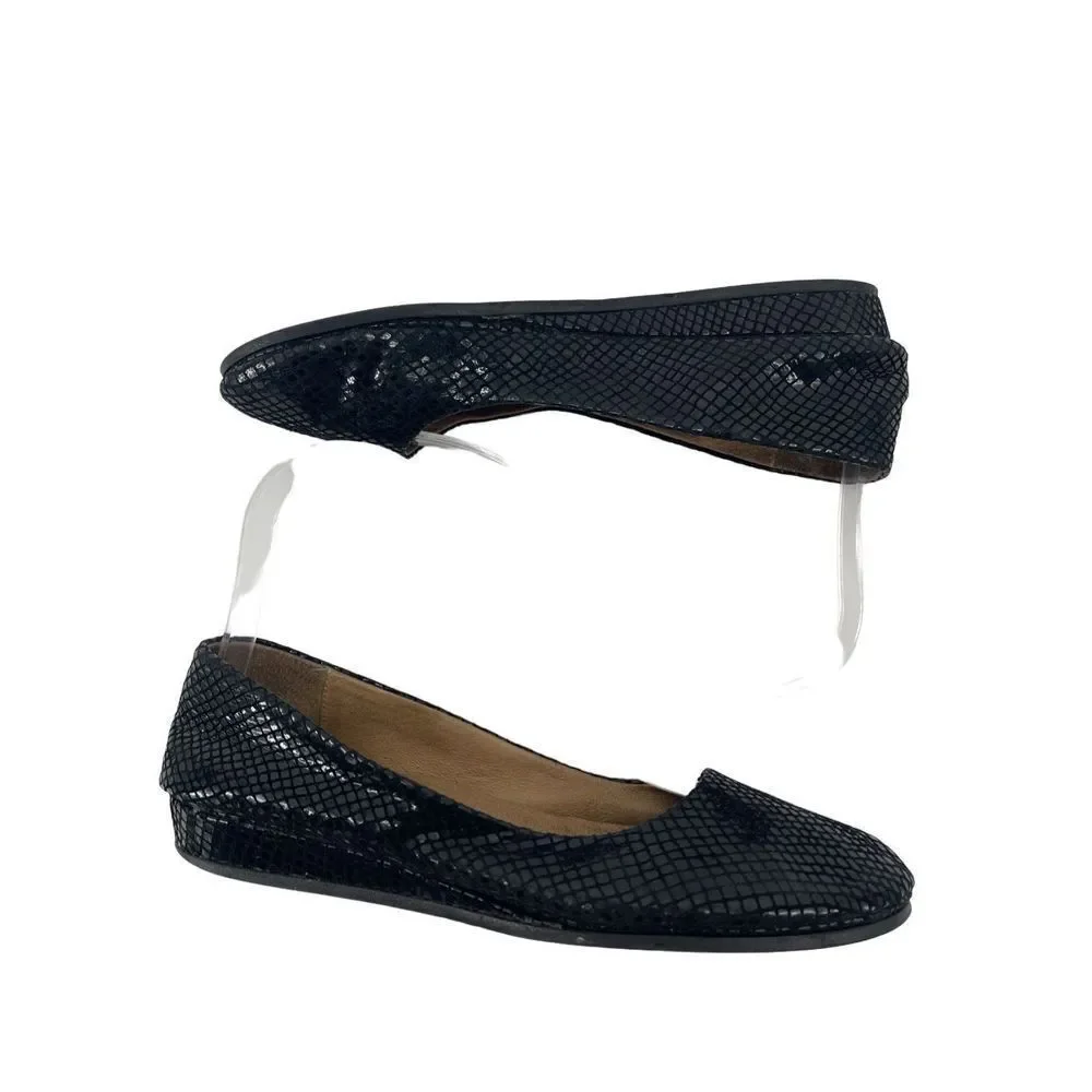 FSNY French Sole NY Zappa low wedge shoe ballet flats shoes made in Italy 6.5